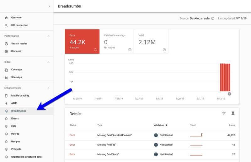 Search Console Updates: New Breadcrumbs Report and Latest Performance Report 