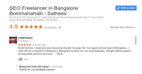 SEO Freelancer in Chennai