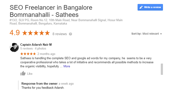 SEO Freelancer in Chennai